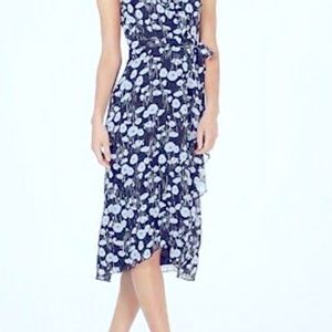 Bar III Floral Wrap Dress